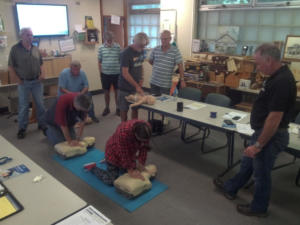 First Aid course CPR Practice ...